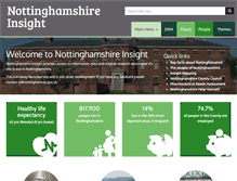 Tablet Screenshot of nottinghamshireinsight.org.uk